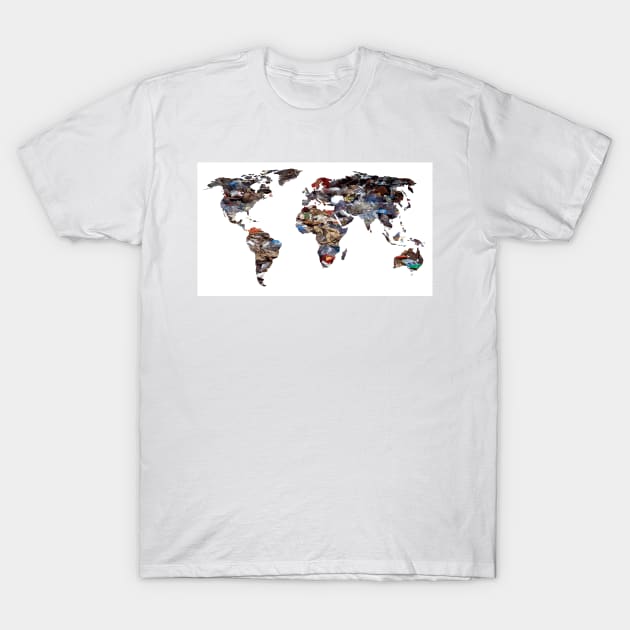 Gobal refuse, conceptual image (C003/6213) T-Shirt by SciencePhoto